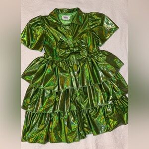 Lola + The Boys Iridescent Green Jacket